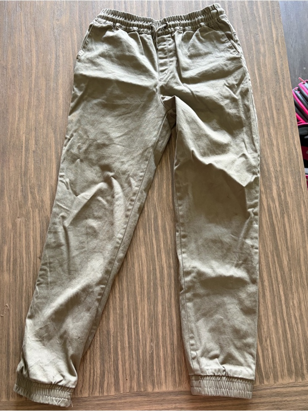 Joe's Jeans Men's Elastic-Waist Khaki Chinos - Light Olive